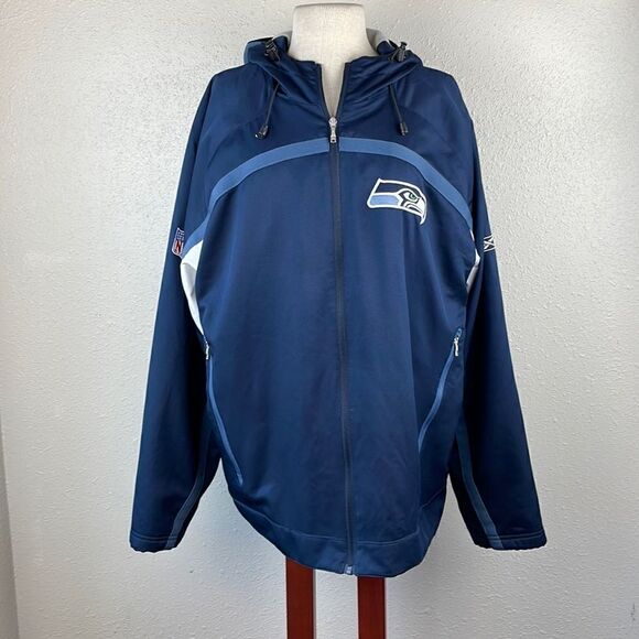 NFL Seattle Seahawks Full Zip Jacket Size L EUC - Picture 1 of 9